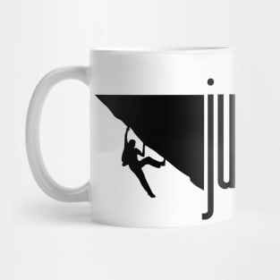 Just Hangin' Rock Climber Mug